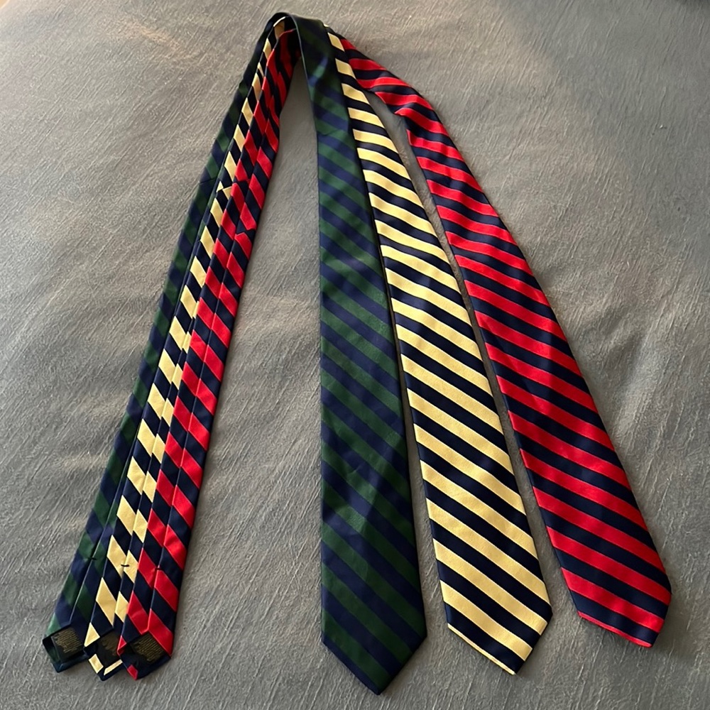 Lot of 3 Brooks Brothers Ties